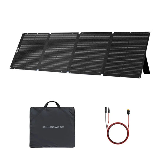 Foldable Solar Panel 400W / 200W / 140W / 100W / 60W with Solar Output for Power Station Solar Generator,for PRV, Home
