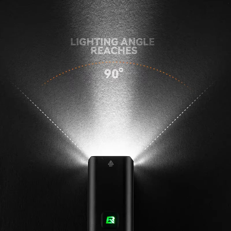 Bicycle Light 1500LM 5000mAh Type-C Charging Bike Light Smart IPX6 Aluminum Alloy Light Front Lamp Cycling Headlight