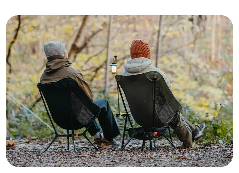 Ultralight Folding Camping Chair Aluminum Alloy Fishing Chair 200kg Load Portable Compact Backpacking Hiking Chair