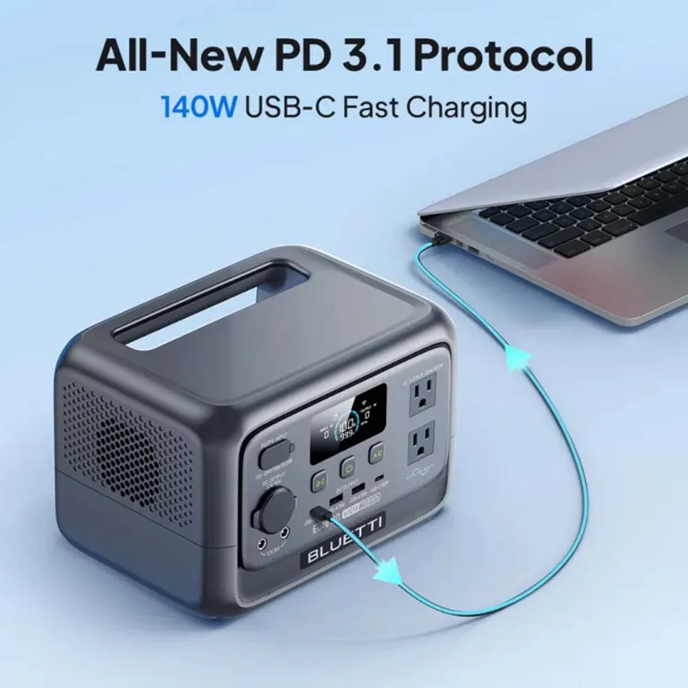 【Renew】 Elite 30 V2 Portable Power Station 288Wh 600W Peak Large Capacity Solar Generator For Outdoor Camping Home Emerge