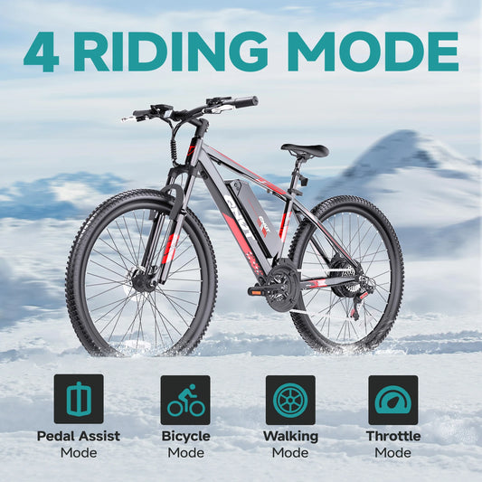 Victor3.0 Mountain Electric Bicycle 1000W 36V 10.4AH 26' Tire All-Terrain E-Bike Urban Off-Road Commuter Adult E-Bike