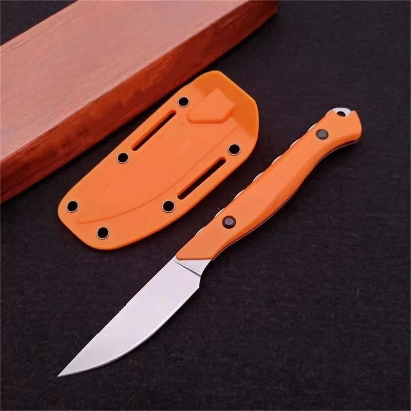 BM 15700 Fixed Blade Knife CPM-154 Blade Santoprene Handle Durable Outdoor Camping EDC Hiking Portable Multitool Straight Knives