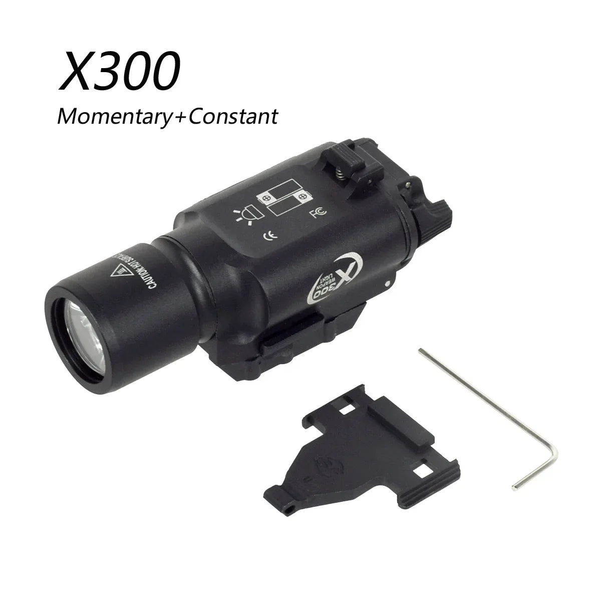 Tactical SureFire X300 Ultra X300V X300V-IR X300UH-B XH15 XH35 Pistol Gun LED Light Fit 20mm Rail Airsoft Hunting Flashlight