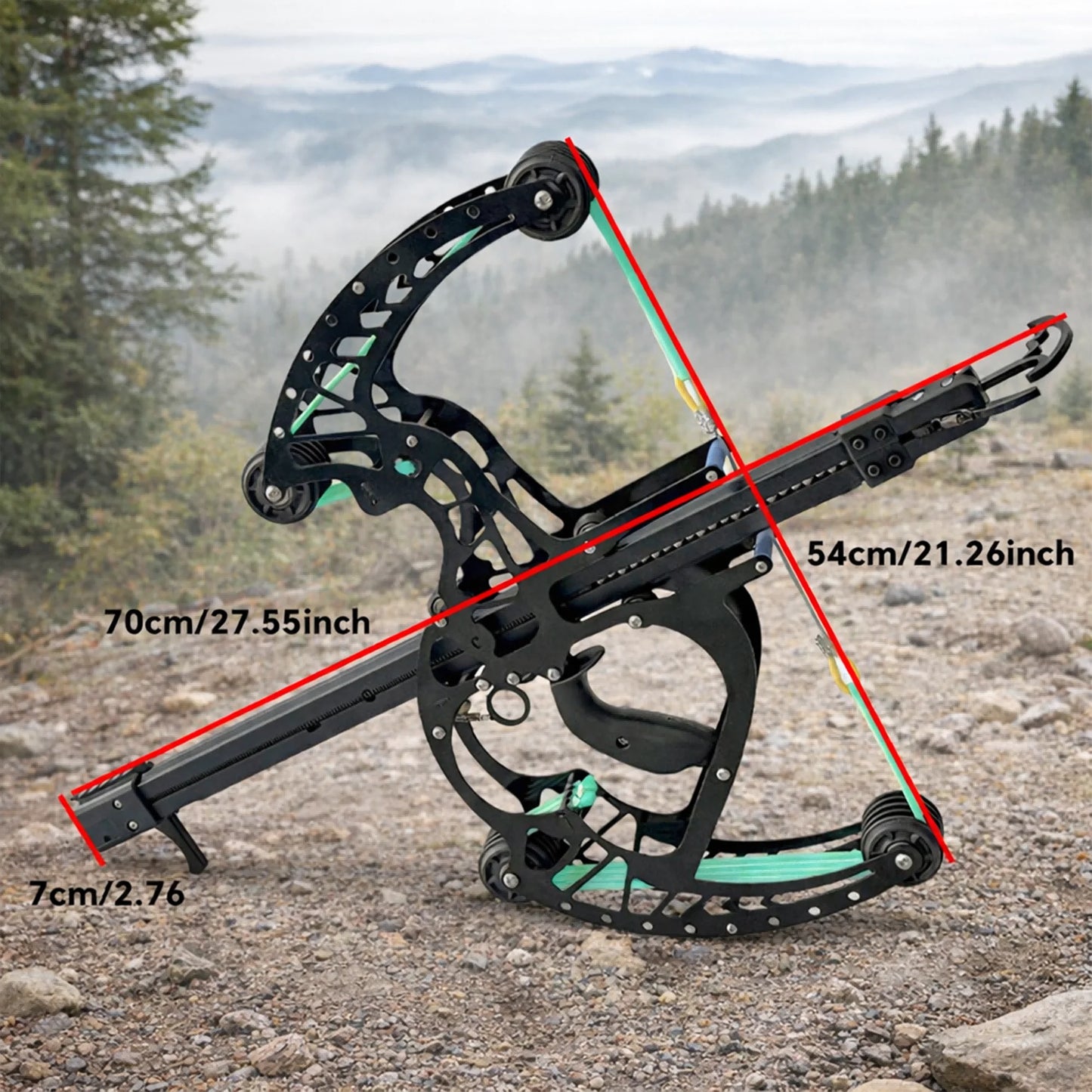50-round dragon-shaped crossbow, heavy adult multi-purpose bow, suitable for advanced hunting and practice