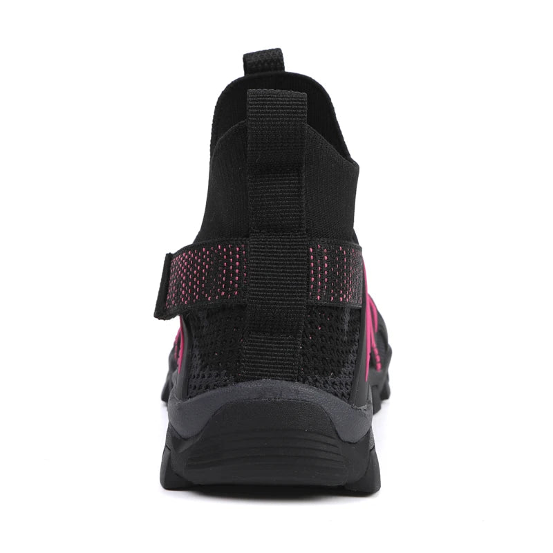Women Hiking Shoes Outdoor Professional Non-slip Trekking Boots Breathable Lightweight Soft Trail Running Shoes 35-42