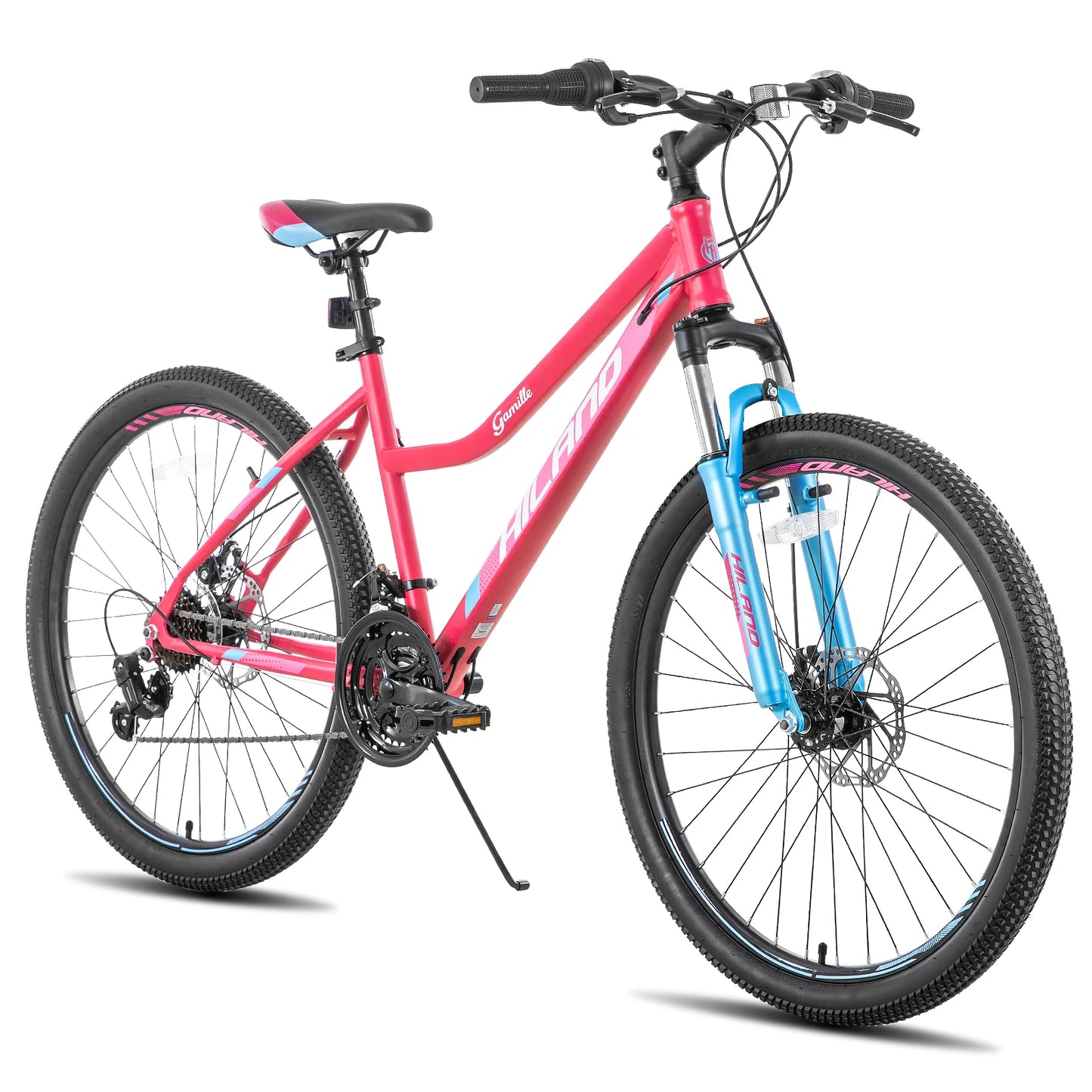 26 Inch Womens Mountain Bike,with Step-Through Frame,Shimano 21 Speeds,Suspension Fork MTB,Bicycle for Women Men Adult