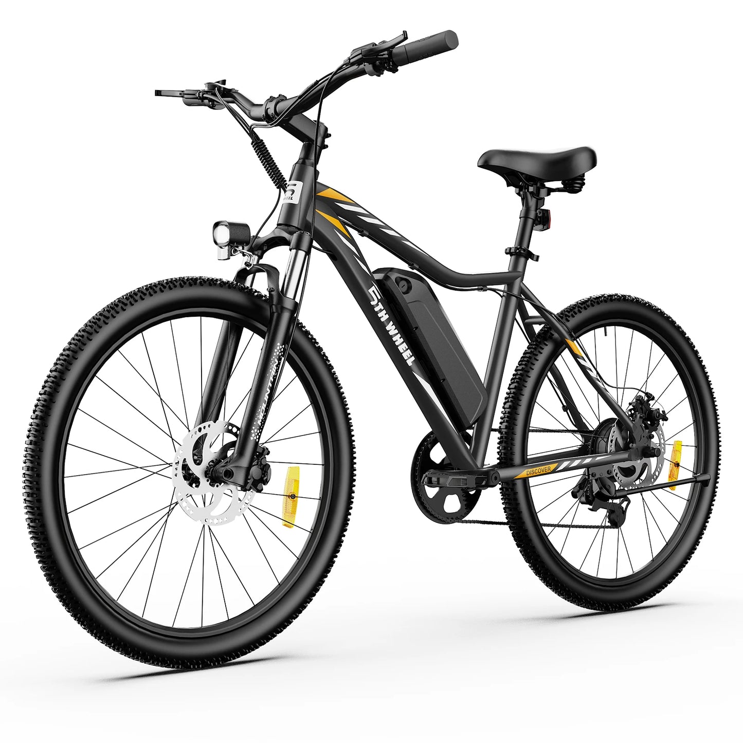 AB17 Electric Bike, 700W Peak Motor, 23 Mph Max Speed, Color LCD Display, Front Suspension