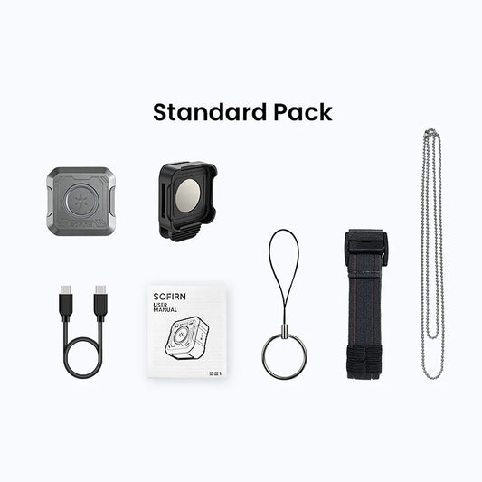 Mini EDC SE1 300LM Pocket Flashlight RGB Signal Ring with UV Light and Magnetic for Night Run Door Check
