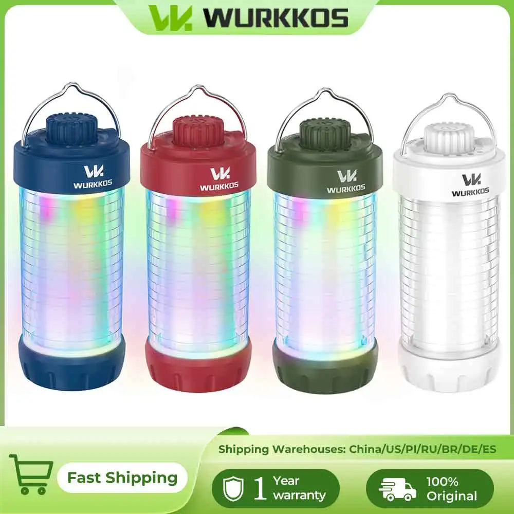 CL01 Mini RGB 360° Flashlight 550 Lumens 21700 Rechargeable LED Flashlight Camping Light Power Bank Waterproof