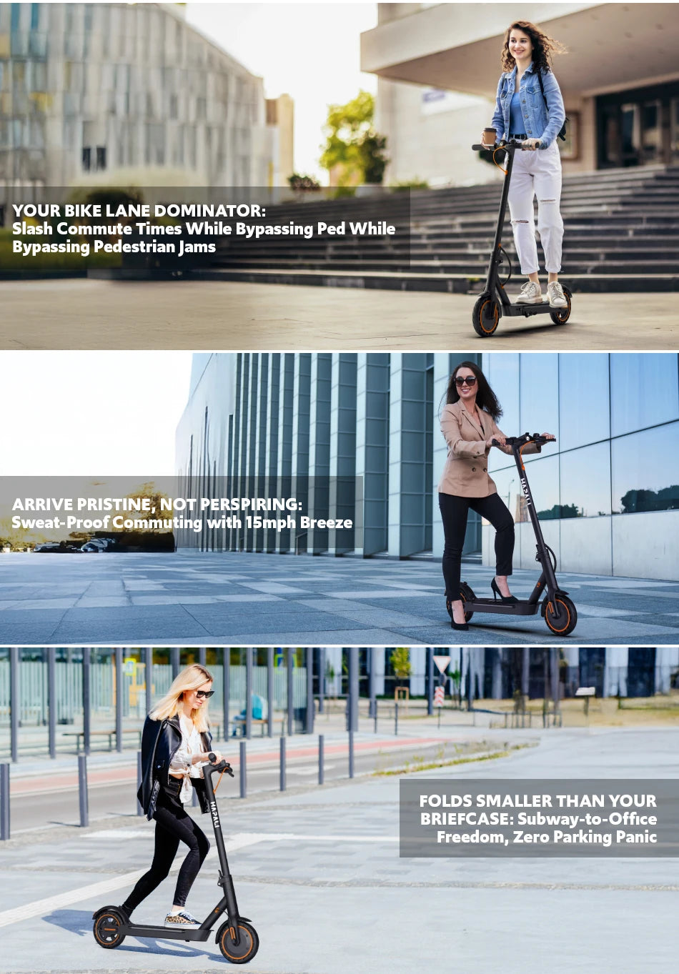 Electric Scooter for Adults, Foldable E-Scooter with Dual Suspension & Front/Rear Turn Signal Lights, 550W Motor up to 22 MPH, 10" Large Honeycomb Solid Tires