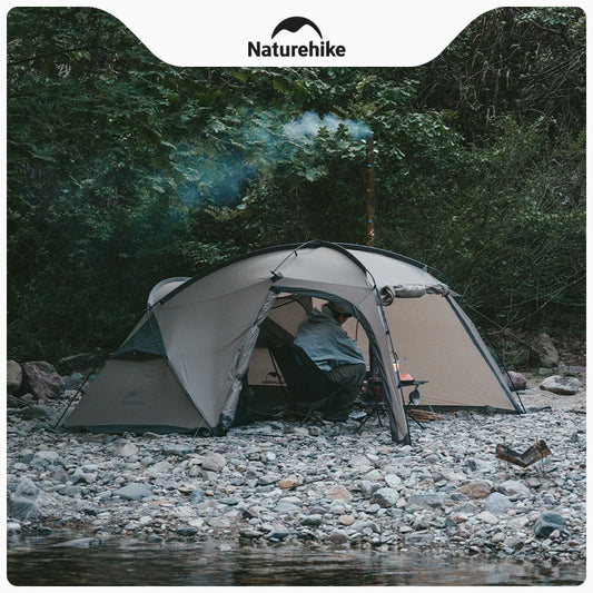 Massif Hot Tent with Stove Jack Waterproof Windproof 4 Season Tent 2 Person Cold Weather Winter Tents for Camping