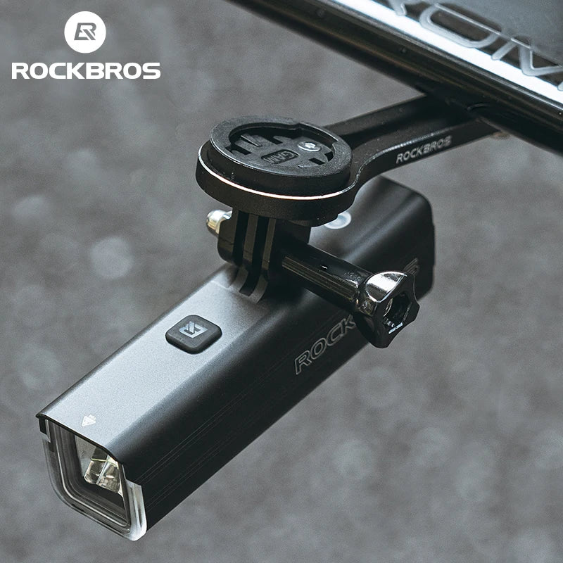 Bicycle Light 1500LM Aluminum Alloy Type-C Charging Smart Bike Front Lights Hanging Version LED Lamp Cycling Headlights