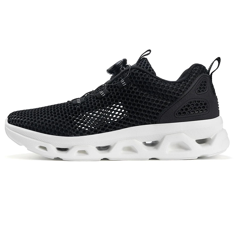 Summer Ladies Mesh Breathable Hiking Shoes Wading Upstream Shoes Women's Lightweight and Comfortable Outdoor Leisure Hiking Shoe