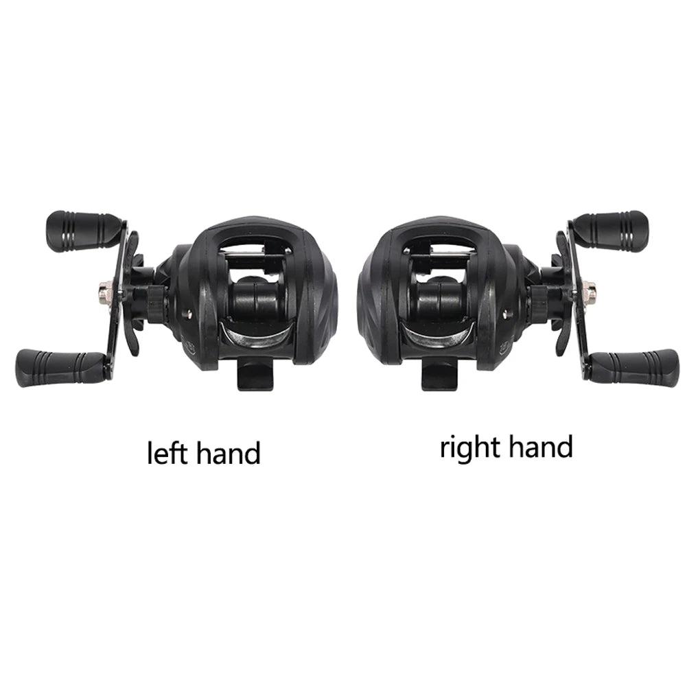 Baitcasting Fishing Wheel 7.2/1 Gear Ratio Fishing Reels Wheel Max Drag 10kg Saltwater Freshwater 18+1BB Fishing Accessory
