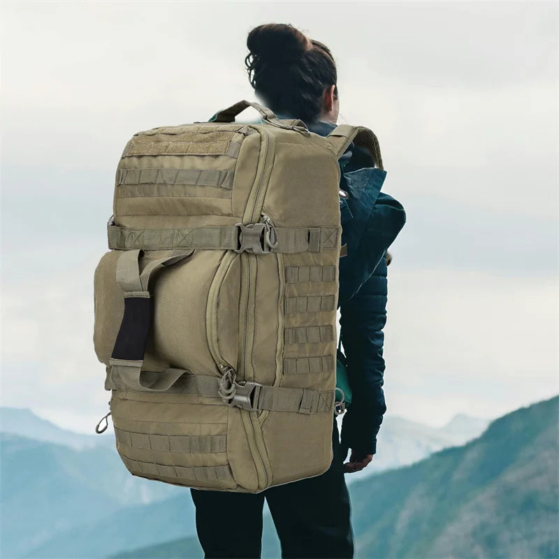 30L 45L 80L Outdoor Mountaineering Bag Molle Tactical Backpack Large Duffel Bag Hiking Camping Travel Bags