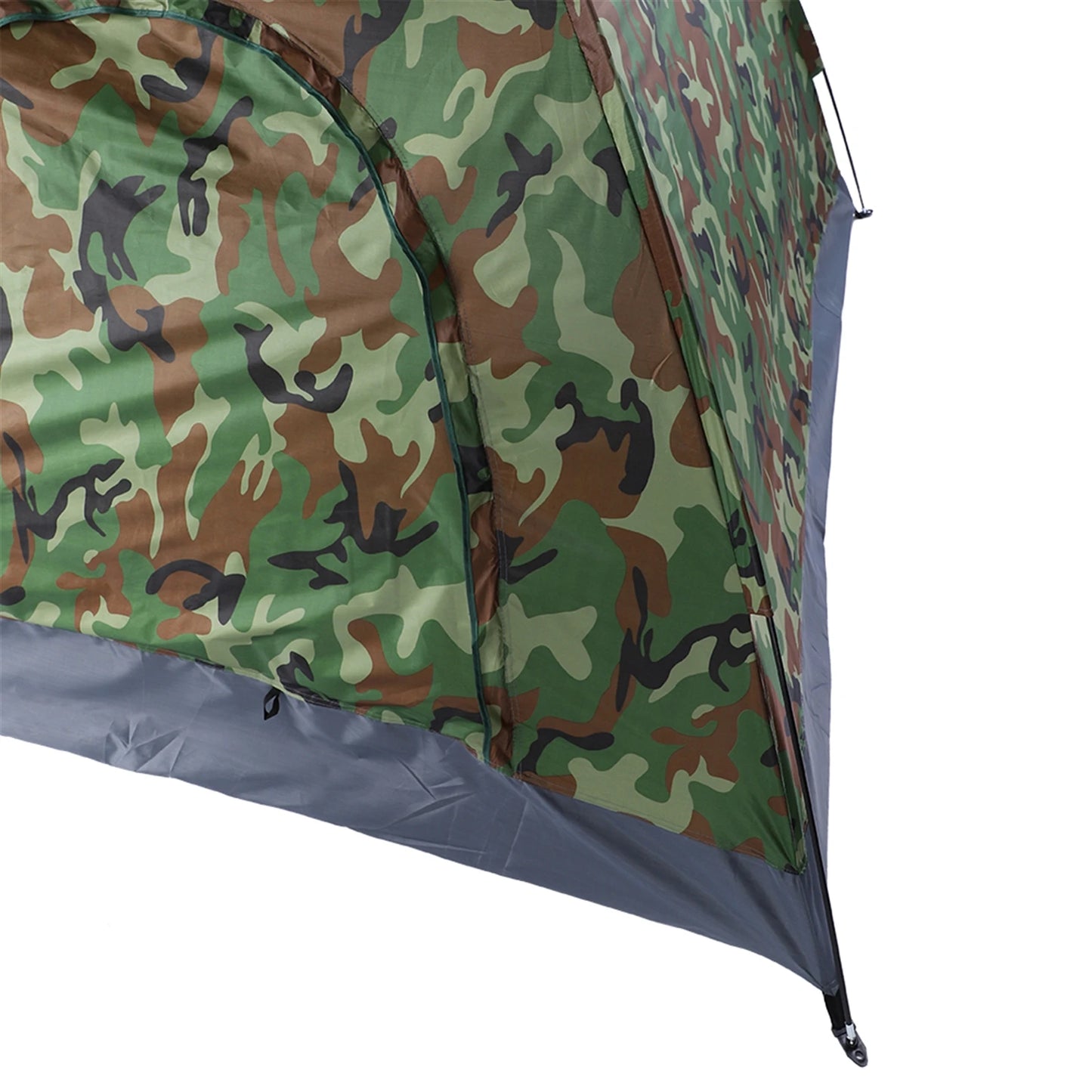 3 4 Person Camping Dome Tent Waterproof UV Proof 180T Silver Coated Polyester Fiberglass Poles Portable Bag Outdoor Camouflage