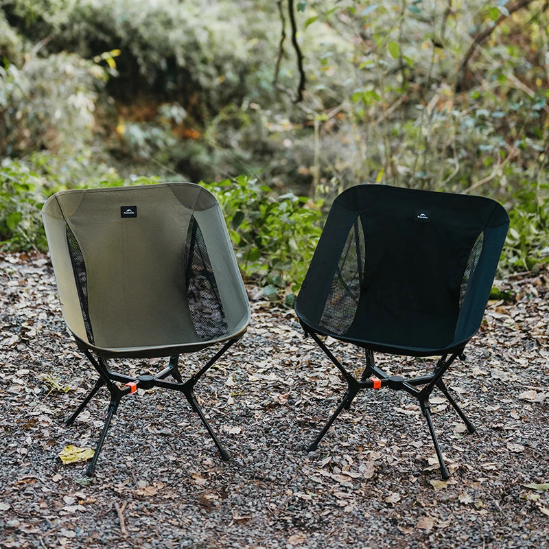 Ultralight Folding Camping Chair Aluminum Alloy Fishing Chair 200kg Load Portable Compact Backpacking Hiking Chair