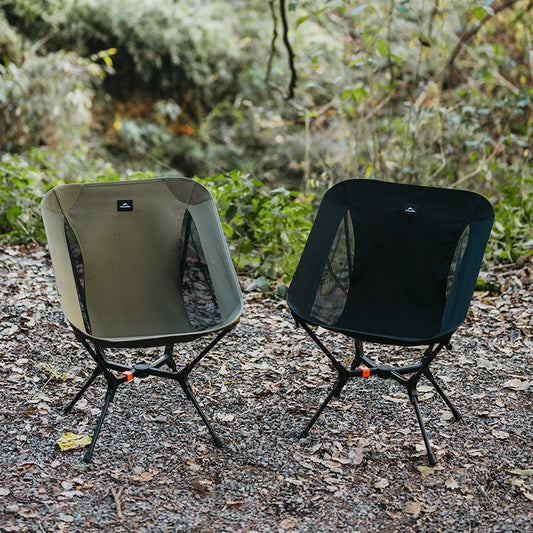 Ultralight Folding Camping Chair Aluminum Alloy Fishing Chair 200kg Load Portable Compact Backpacking Hiking Chair