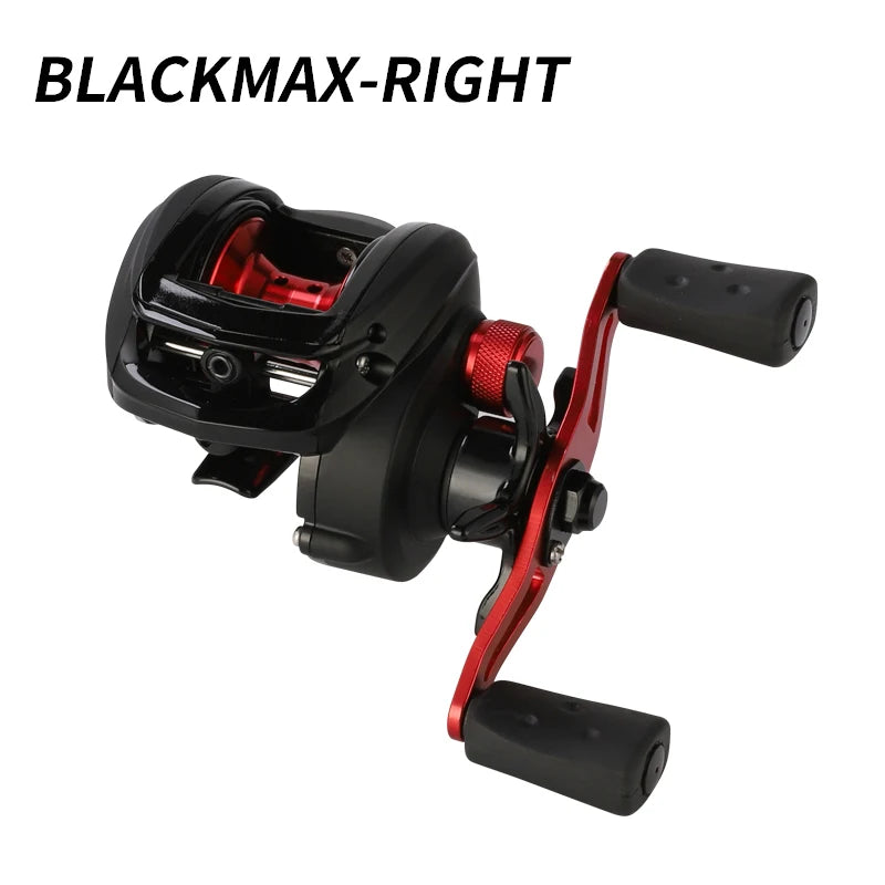 Baitcasting Reel 18LB Max Drag 7.1:1 High Gear Ratio 5+1BB Smooth Bearings  Baitcaster Fishing Reels for Freshwater Saltwater