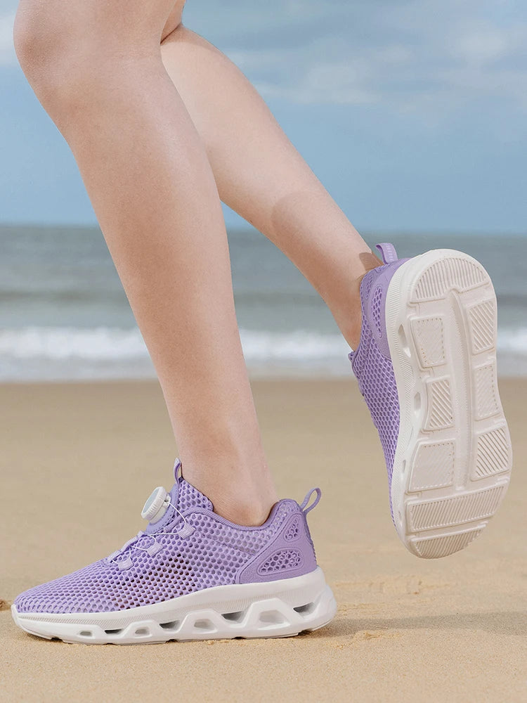 Summer Ladies Mesh Breathable Hiking Shoes Wading Upstream Shoes Women's Lightweight and Comfortable Outdoor Leisure Hiking Shoe