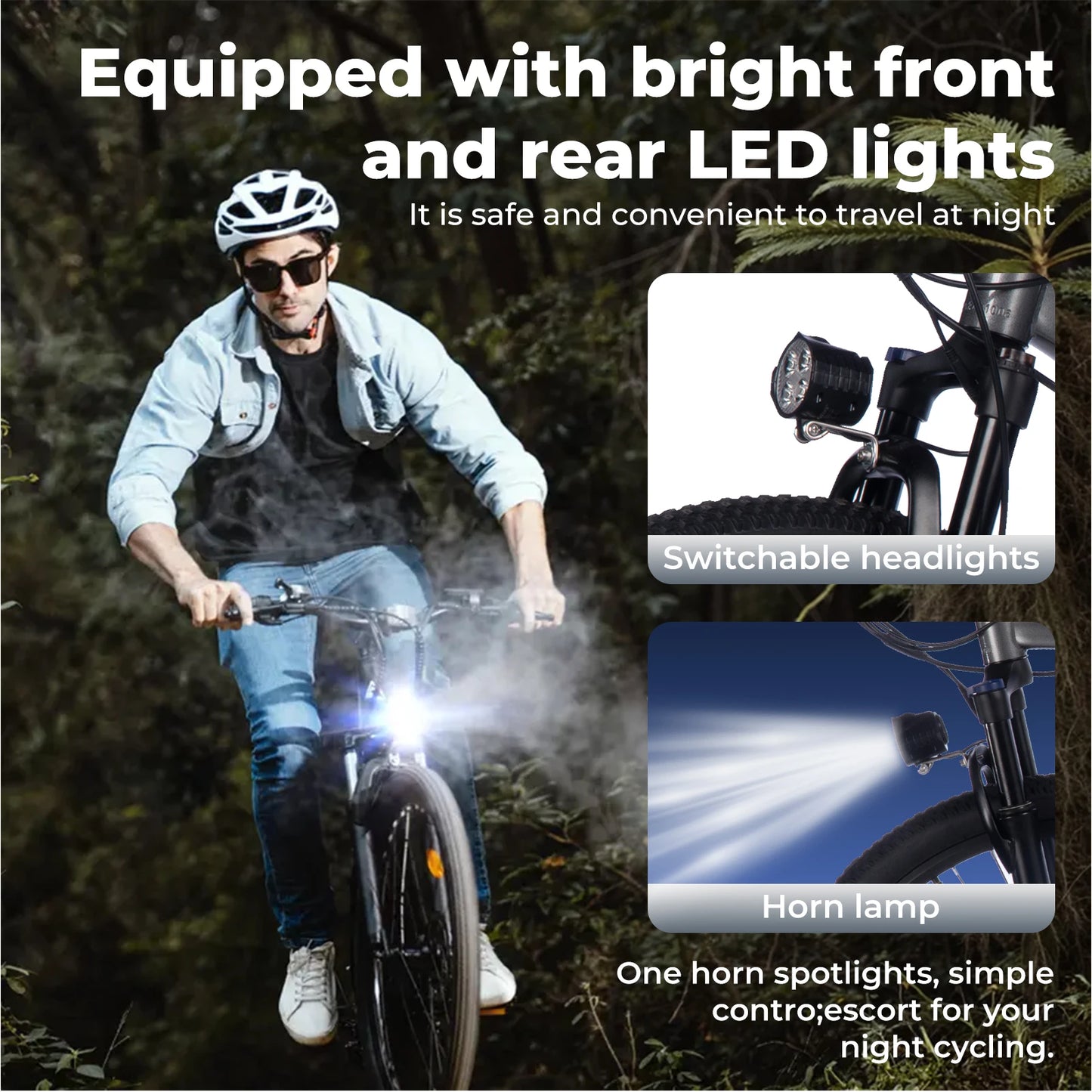 【1 Year Warranty】 Electric Bike,26" Fat Tire Ebike for Adults,350W Peak,Electric Mountain Bike,19.9mph,E bike UL2849