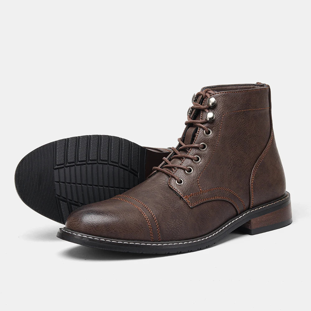 Size 8~13 Men Boots Fashion Brand Comfortable Ankle Boots For Men