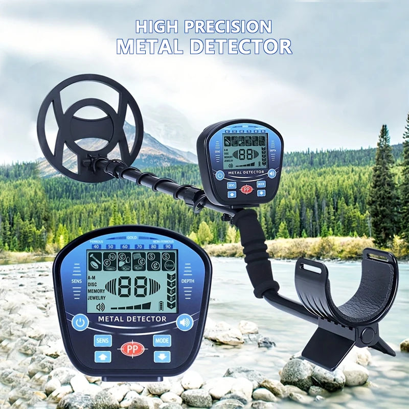 TC1 Underground Professional Portable Metal Detector With Multiple Modes Gold Detector Outdoor Treasure Hunting Adventure Beach