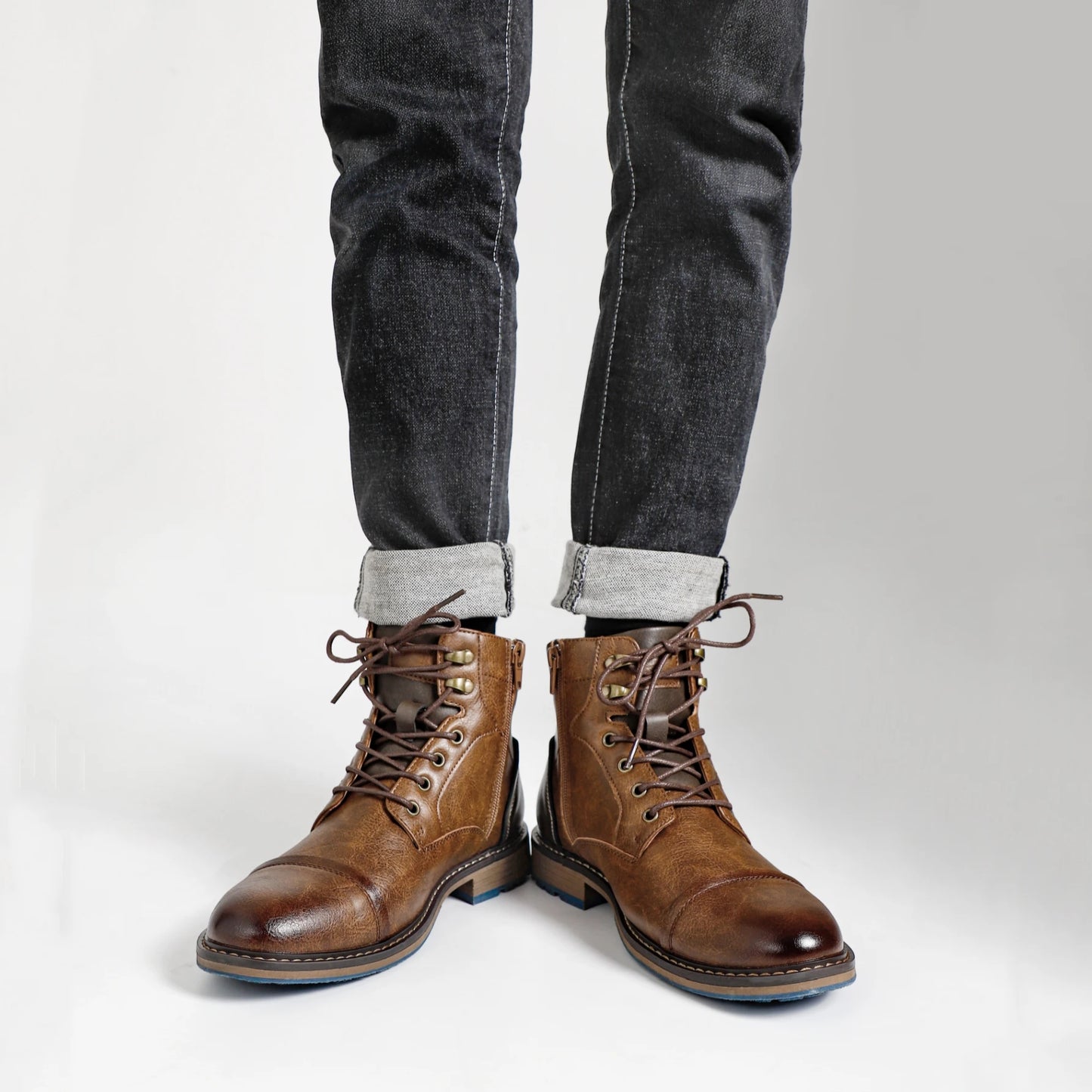 Size 8~13 Men Boots Fashion Brand Comfortable Ankle Boots For Men