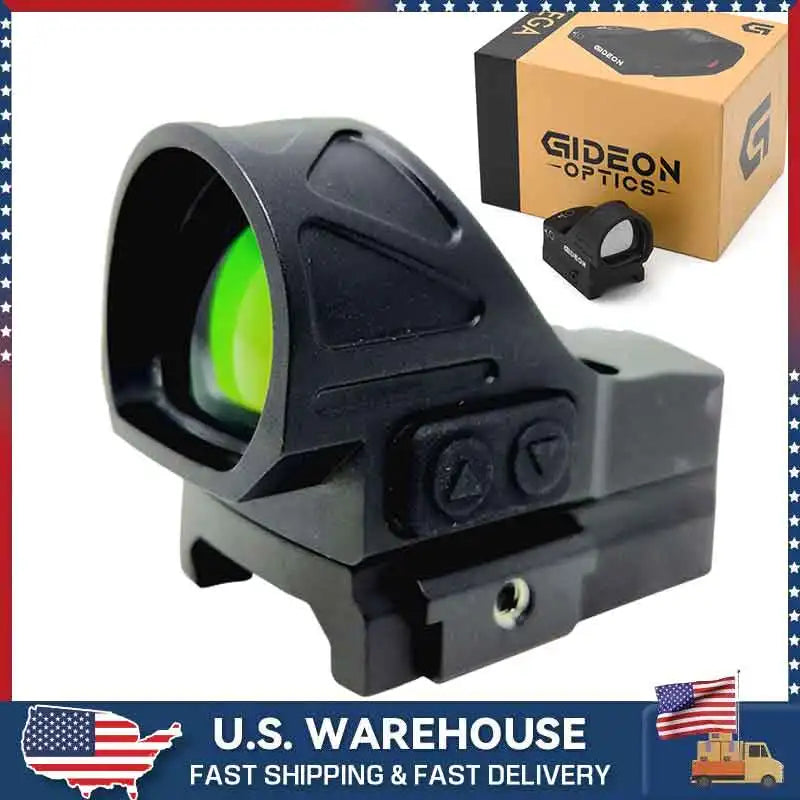 Original Gideon Optics OMEGA 3 MOA Red Dot Sight Shake Awake Parallax Free For Glock Pistol Shotgun Weapons