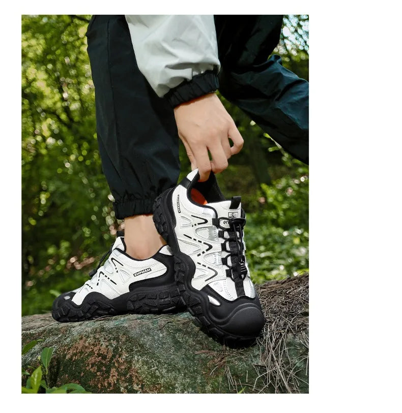 Hiking Shoes Women Anti-slip Low-top Outdoor Sports Shoes Women Lace-up Comfortable Soft Breathable Casual Sneakers Women Shoes