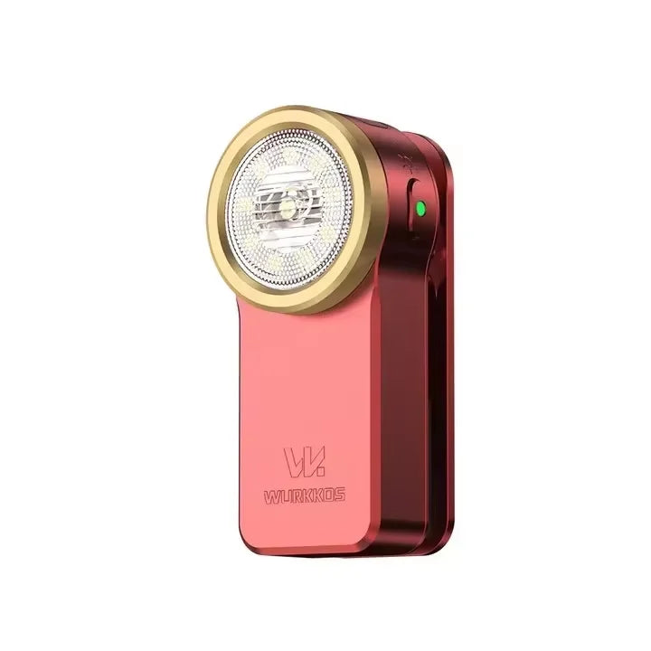 HD03 680LM Mini Clip Light USB Rechargeable Pocket Flashlight Spotlight/Floodlight Portable RGB Torch with Magnet