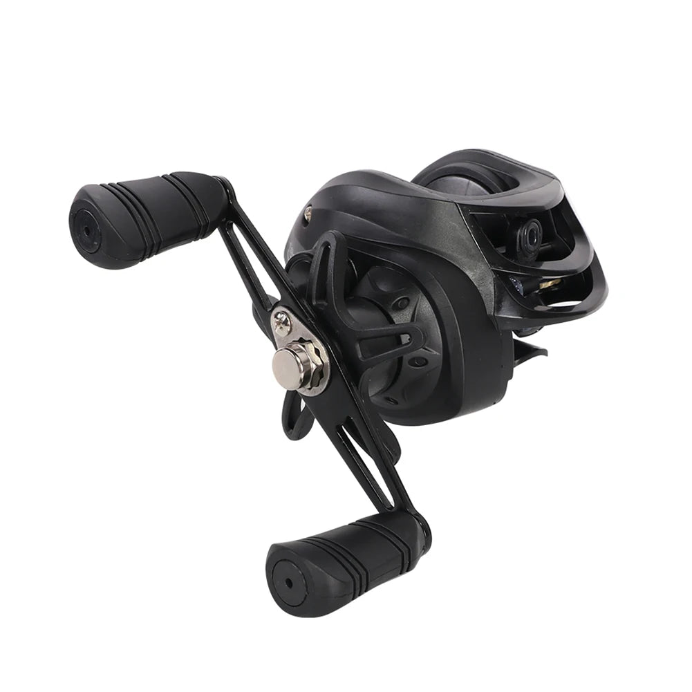 Baitcasting Fishing Wheel 7.2/1 Gear Ratio Fishing Reels Wheel Max Drag 10kg Saltwater Freshwater 18+1BB Fishing Accessory