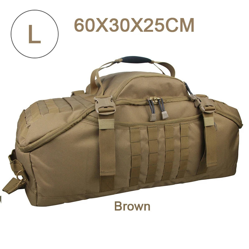 30L 45L 80L Outdoor Mountaineering Bag Molle Tactical Backpack Large Duffel Bag Hiking Camping Travel Bags