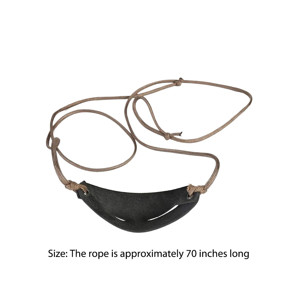 Handmade Leather Shepherd Sling Old-Fashioned Slingshot for Outdoor Sports Camping Shooting Hiking Hunting Accessories