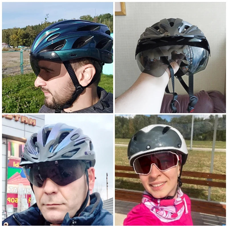 Bike Helmet EPS Integrally-molded Breathable Lightweight Cycling Safety Helmet Men Women MTB Road Bicycle Helmet