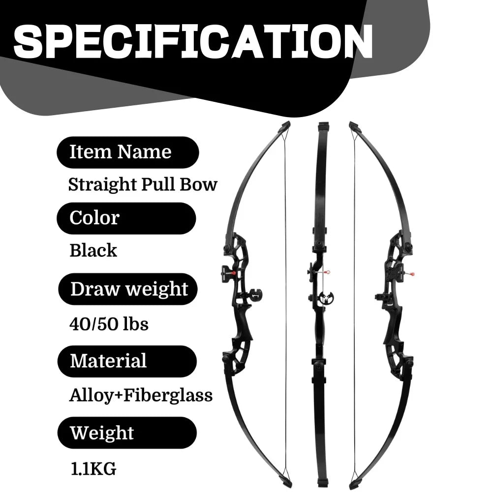 Recurve Bow 60" 25-60lbs Takedown with Bamboo Core Limbs Wooden Riser Right Hand for Archery Hunting Shooting Accessories