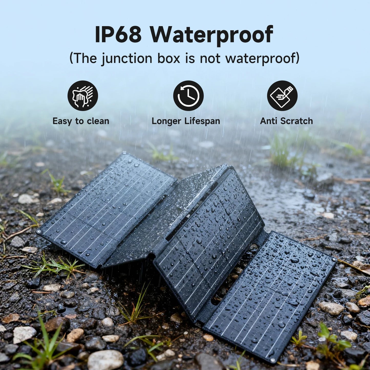 Foldable Solar Panel 400W / 200W / 140W / 100W / 60W with Solar Output for Power Station Solar Generator,for PRV, Home