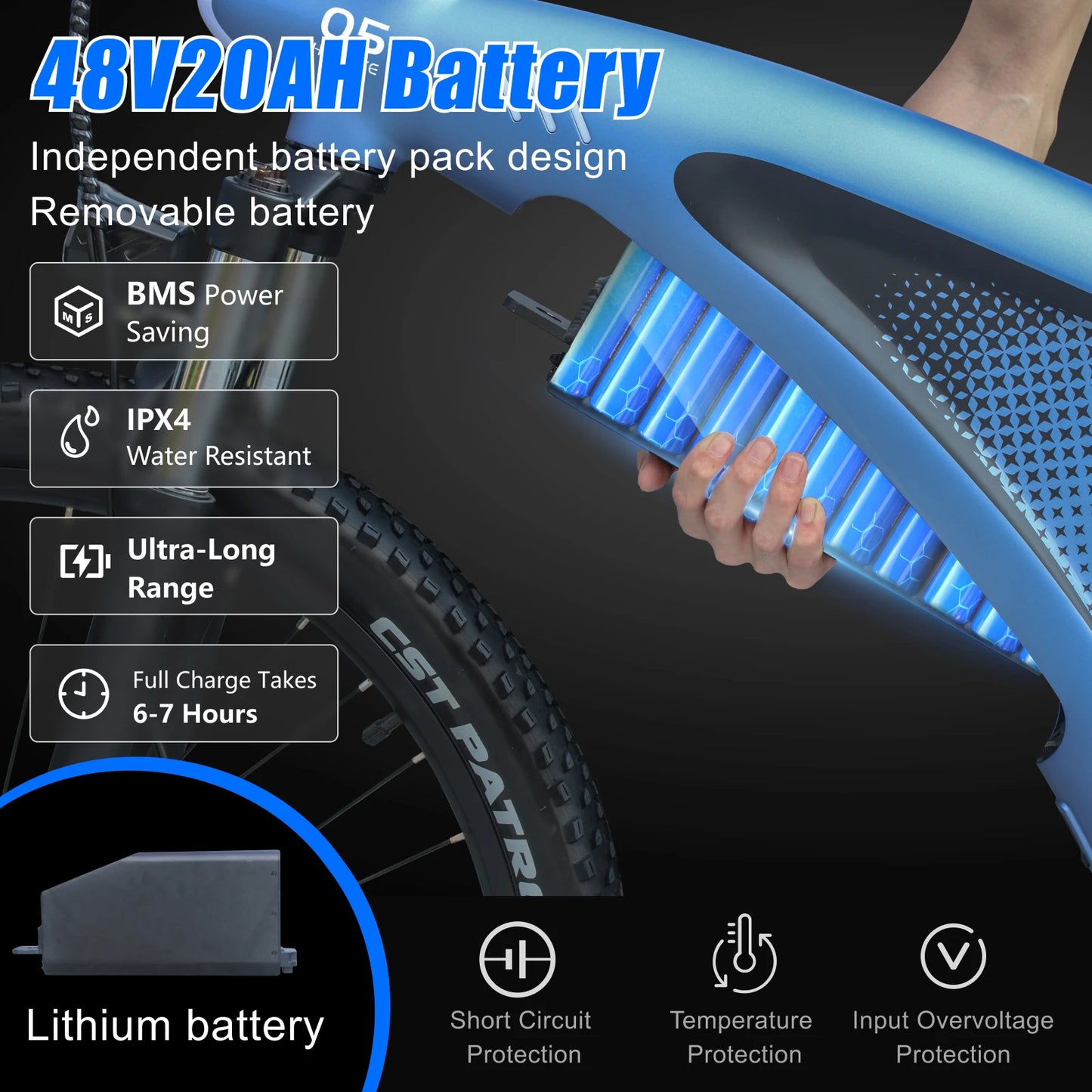 HX Q5 Ebike 2000W Torque Sensor Adults Electric Bike 85Nm 57KM/H Electric Bicycle 27.5“ Removable Battery Electric Mountain Bike
