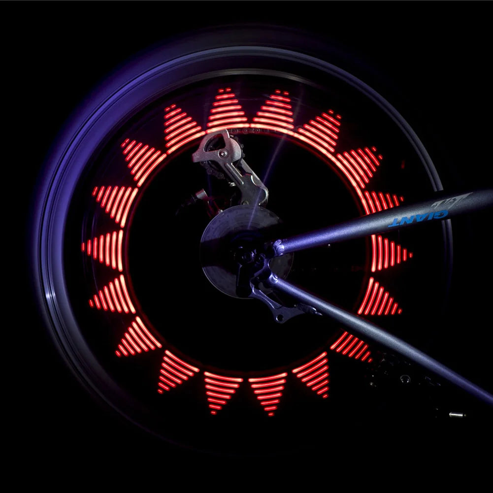 LED Bicycle Wheel Signal Tire Spoke Light Mountain Road Bike Warning Lamp
