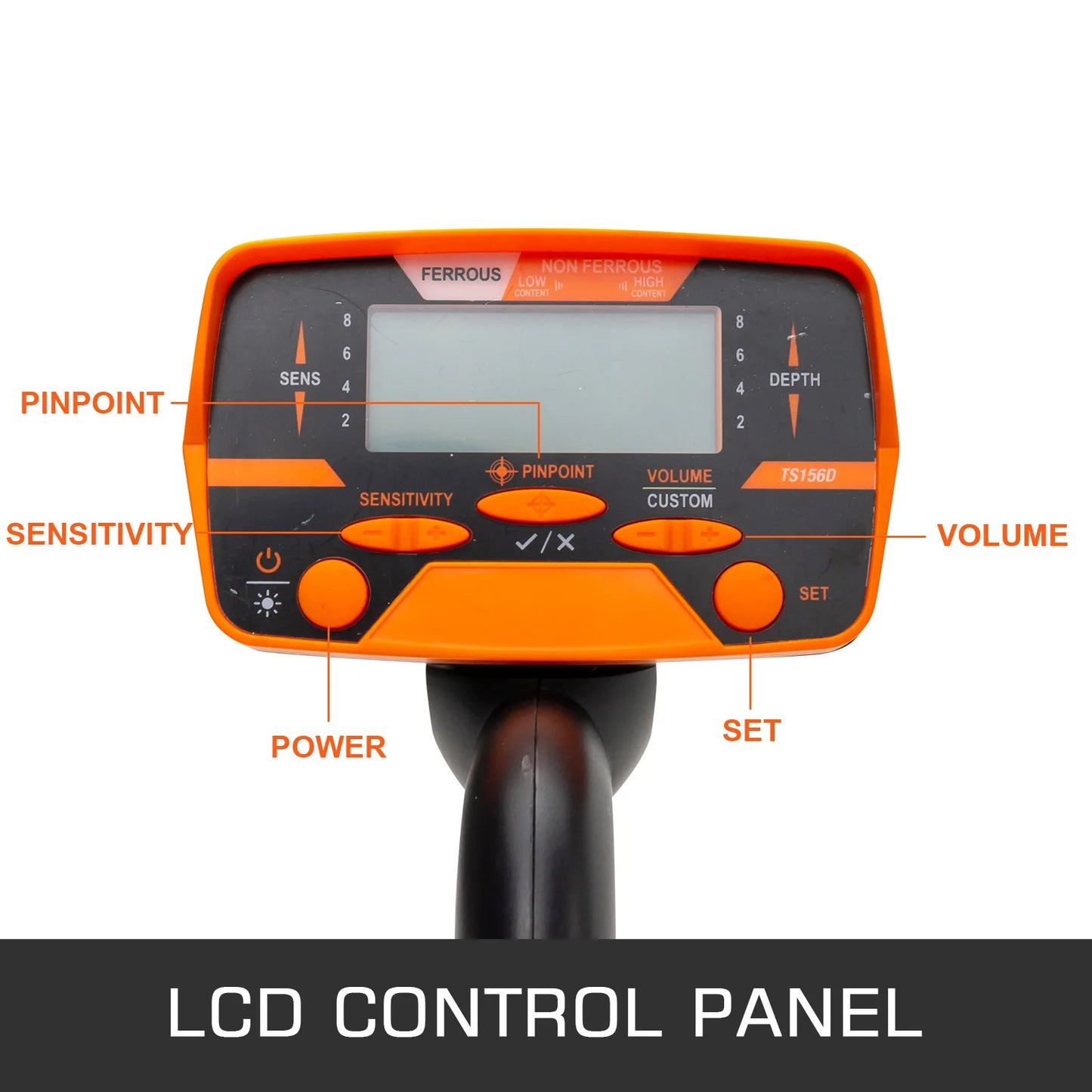 Metal Detector Waterproof Disc Underwater Underground High Accuracy Sensitive LCD Display Humanity for Adults Children