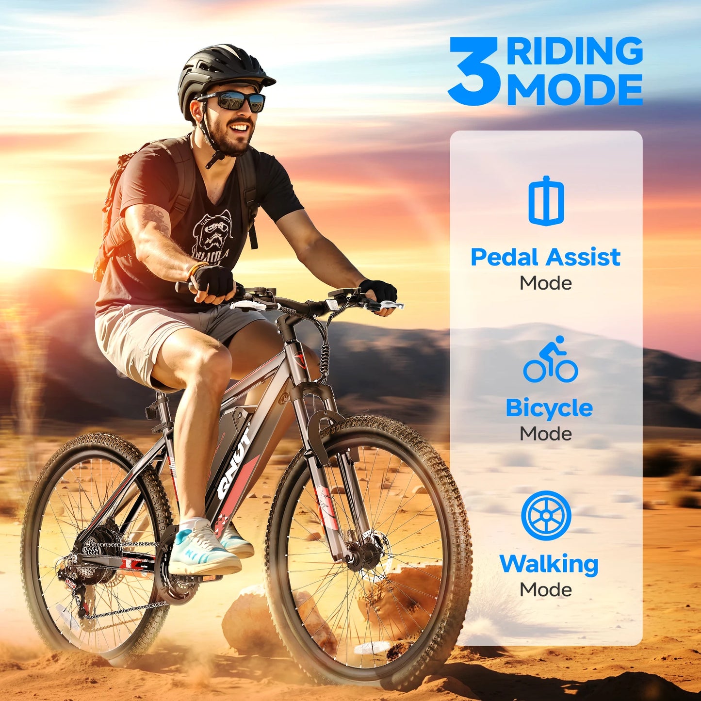 Victor3.0 Mountain Electric Bicycle 1000W 36V 10.4AH 26' Tire All-Terrain E-Bike Urban Off-Road Commuter Adult E-Bike