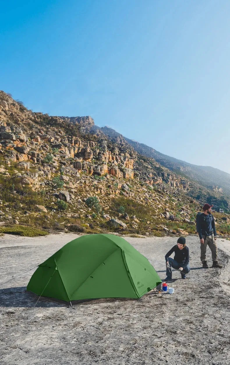 2 Person Backpacking Tent 210T Ultralight Travel Tent Waterproof Hiking Survival Outdoor Camping Tent