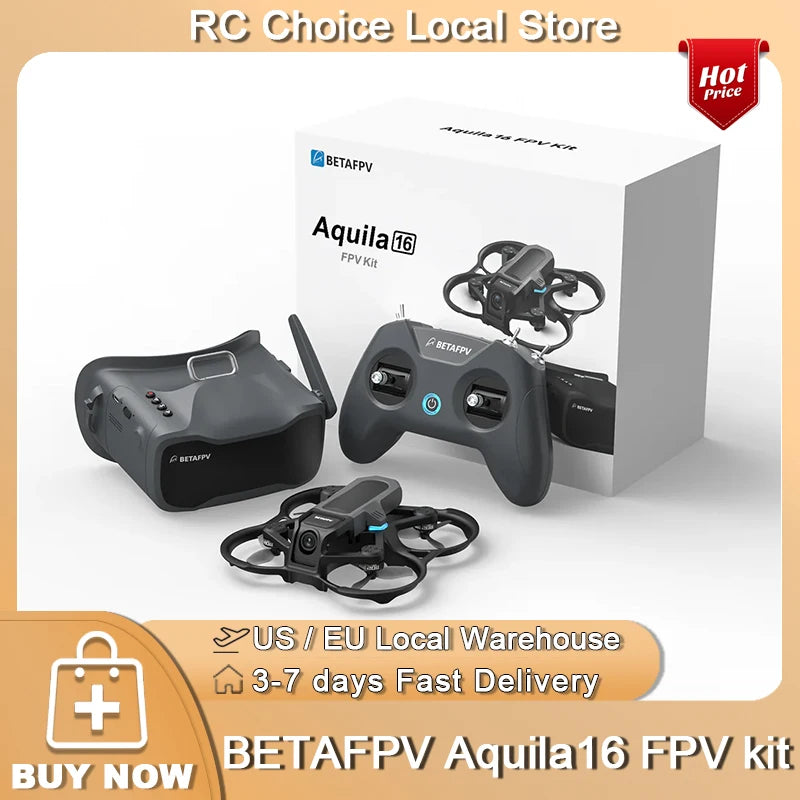 Aquila16 FPV Kit Brushless Racing Drone Professional Quadcopter Indoor Outdoor Camera Drone