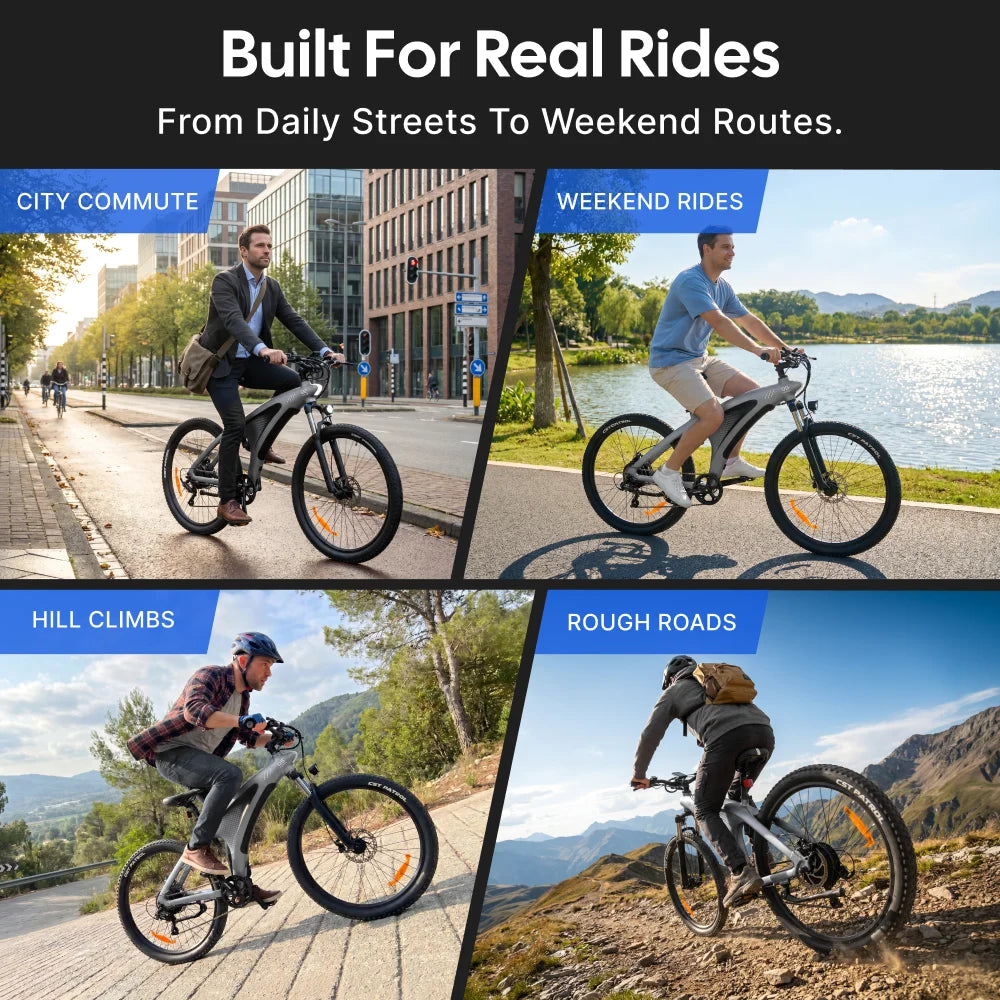 HX Q5 Ebike 2000W Torque Sensor Adults Electric Bike 85Nm 57KM/H Electric Bicycle 27.5“ Removable Battery Electric Mountain Bike