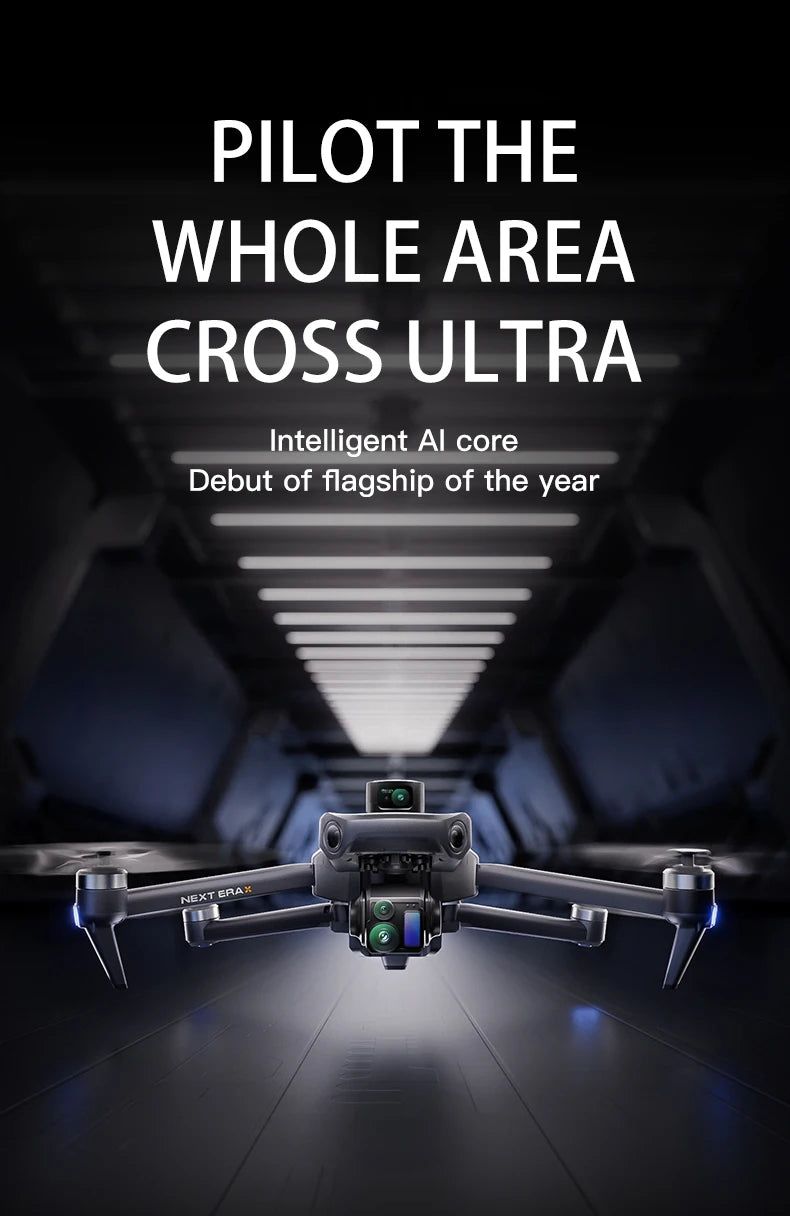 High-end Professional GPS Drone 8K With Screen Remote Control 20km Digital Image Transmission Brushless RC Quadcopter Toy