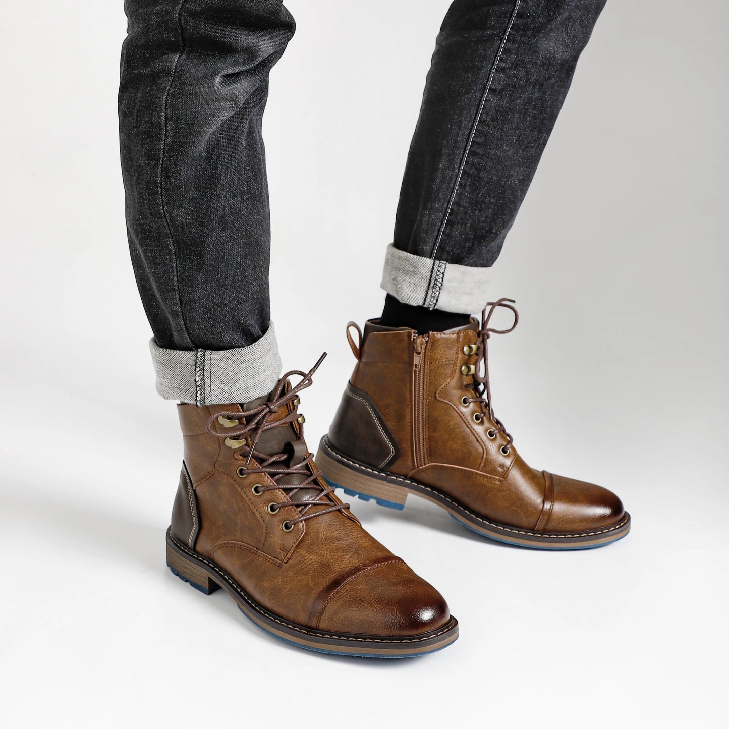 Size 8~13 Men Boots Fashion Brand Comfortable Ankle Boots For Men