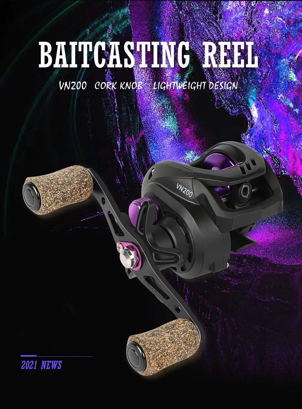 Baitcasting Reel 7KG Max Drag 6.5:1 Gear Ratio Ultra-smooth 12+1BB Professional Baitcaster Fishing Reels for Freshwater Saltwater Bass Trout Fishing