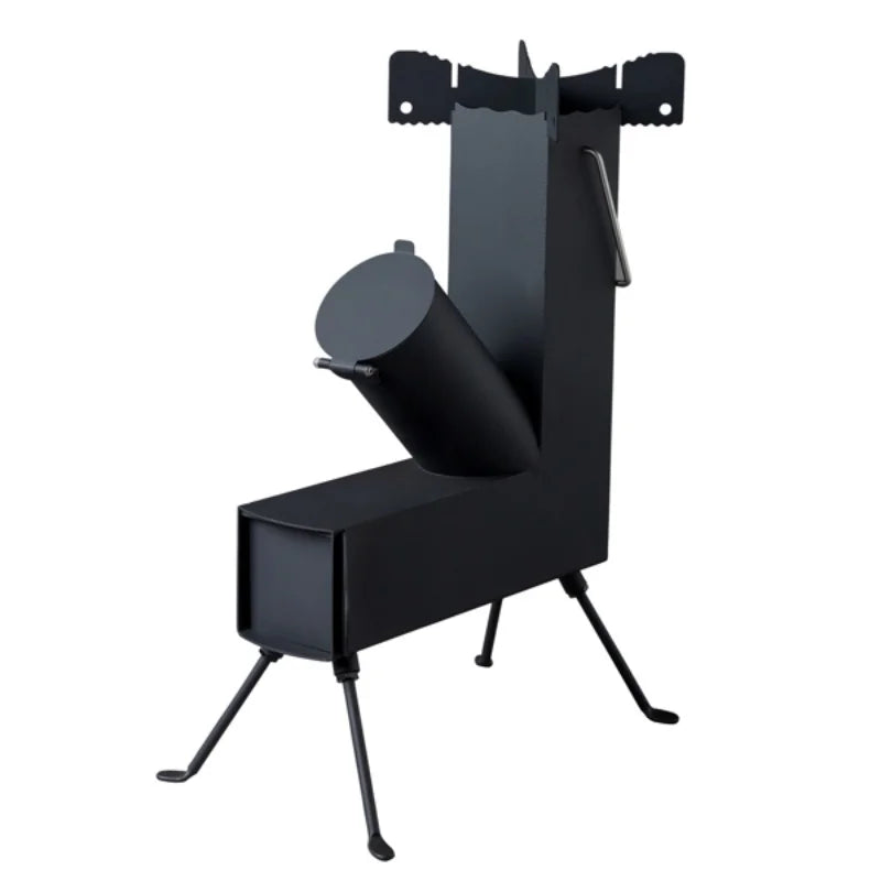 Alloy Steel  Camping Firewood Stove Portable Rocket Stove Heating Wood Stove Tent Wood Burner For Camping Cooking Accessories