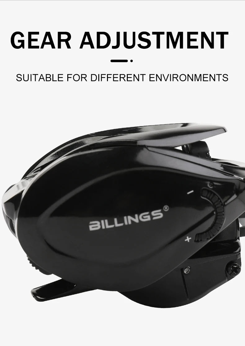Baitcasting Reel 7.2:1 High Speed Gear Ratio CNC Spool 8KG Max Drag Magnetic Brake System Baitcaster Fishing Reels for Freshwater Saltwater Multiple Fish Species