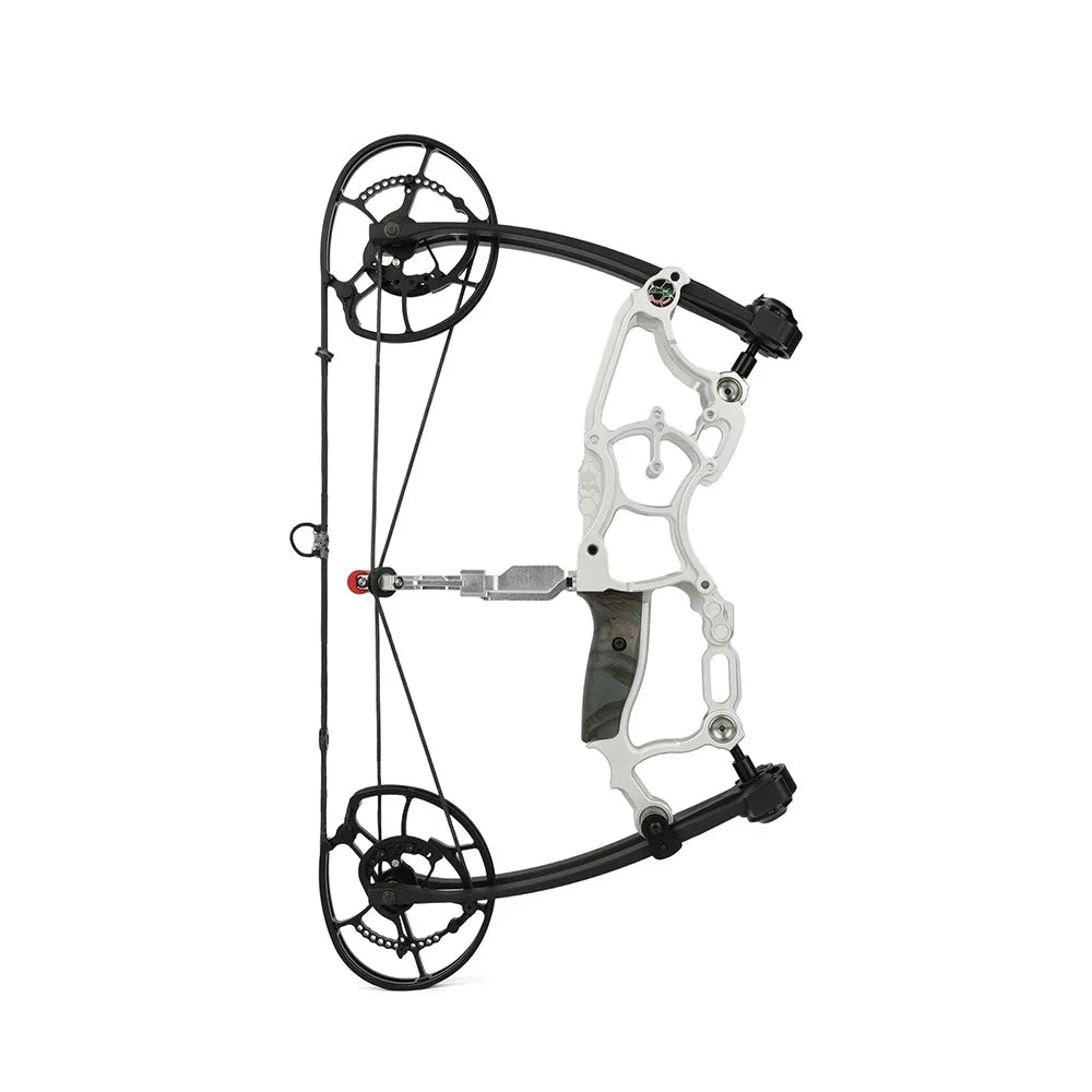 Archery Compound Bow Dual-Use Kit for Steel Ball & Arrow 30-70LBS Adjustable 80% Let-off 340FPS Right/Left Hand Outdoor Hunting Shooting Target Practice Professional Archery Accessories
